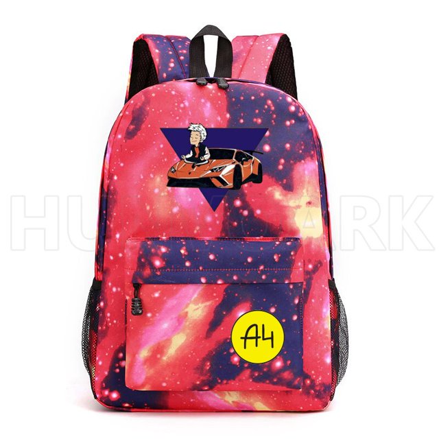 Mochilas Vlad A4 con estampado de papel para adolescentes y niños, bolsa escolar moderna para jóvenes, mochila de viaje a la moda, A4 Fivean unisex