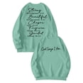 thumbnail image 4 of CAIVO Women's Winter Fashion Sweatshirt Festive Letter Printed Round Neck Tops Long Sleeve Pullover Holiday Fall Streetwear, 4 of 4