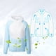 thumbnail image 3 of Chaleco de enfriamiento con ventilador Chaqueta de aire acondicionado con 2 Azul claro S Zulema Chaleco de enfriamiento del ventilador, 3 of 8