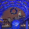 thumbnail image 2 of Miniluces decorativas navideñas para el hogar, 200 LED, color azul, 2 of 7