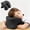 Black, variant on U-Shaped Desk Nap Pillow Memory Foam Office Sleep Cushion, Ergonomic Student Classroom Table Rest Pillow Multi Color Travel Sleeping Support