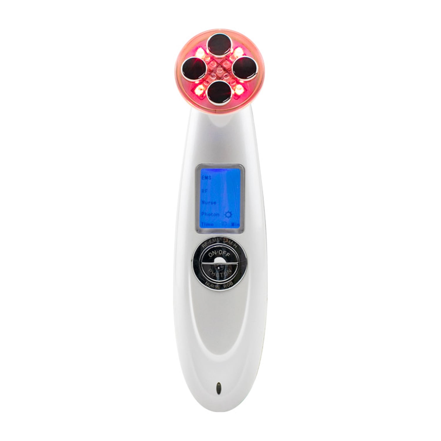 NORLANYA Facial TimeMaster Device, Micro-current Face Skin Care Massager with Phototherapy Red Blue Green LED Therapy, Rechargeable
