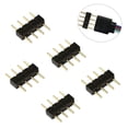 thumbnail image 4 of 10 Pcs 4 Pin Female Male Connector Cable for RGB 3528 5050 LED Strip Light, 4 of 7
