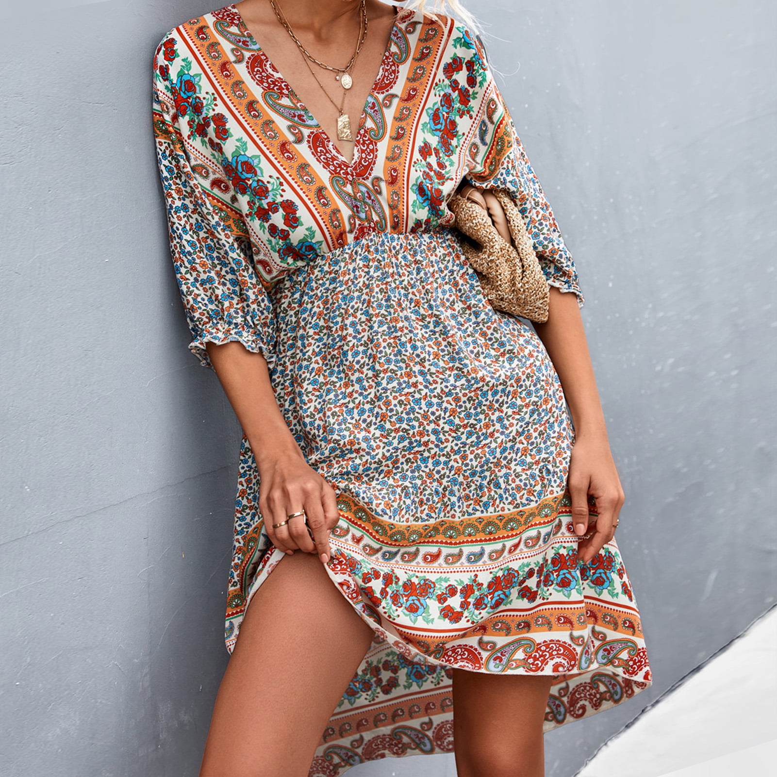 High low swing dress online