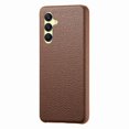 thumbnail image 2 of For Samsung Galaxy A36 5G Case Litchi Texture Leather Coated PC Mobile Back Cover - Black, 2 of 5