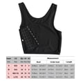 thumbnail image 2 of Chest Binder Underwear Tank Tops Bandage Trans side hook Breathable Side Hook Bustier Bra, 2 of 9