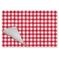 thumbnail image 5 of CounterArt "Red Gingham" 24-Sheet Reusable Premium Paper Placemats, 5 of 6