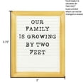 thumbnail image 4 of Ornaments by Elves Personalized Baby First Christmas Ornament 2024 Baby Letter Board Ornament .25lbs, 4 of 9