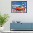 thumbnail image 4 of Cuadros Decorativos Kit de pintura de diamante 5D coche naranja taladro cuadrado completo arte de pared DIY (FC758) Wdftyju embutido en tela, 4 of 9