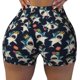 thumbnail image 2 of Fotbe Cartoon Sharks Shorts Sin Costuras – Shorts Deportivos de Cintura Alta para Mujer, Elásticos para Gimnasio, Yoga, Running o Ciclismo-XX-Large, 2 of 8