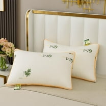 Cervical Neck Pillow for Pain Relief - Ergonomic Memory Foam Pillows for Sleeping, Cooling Side Sleeper Pillow for Neck Support, Contour Orthopedic Bed Pillow for Back Stomach Sleepers, White