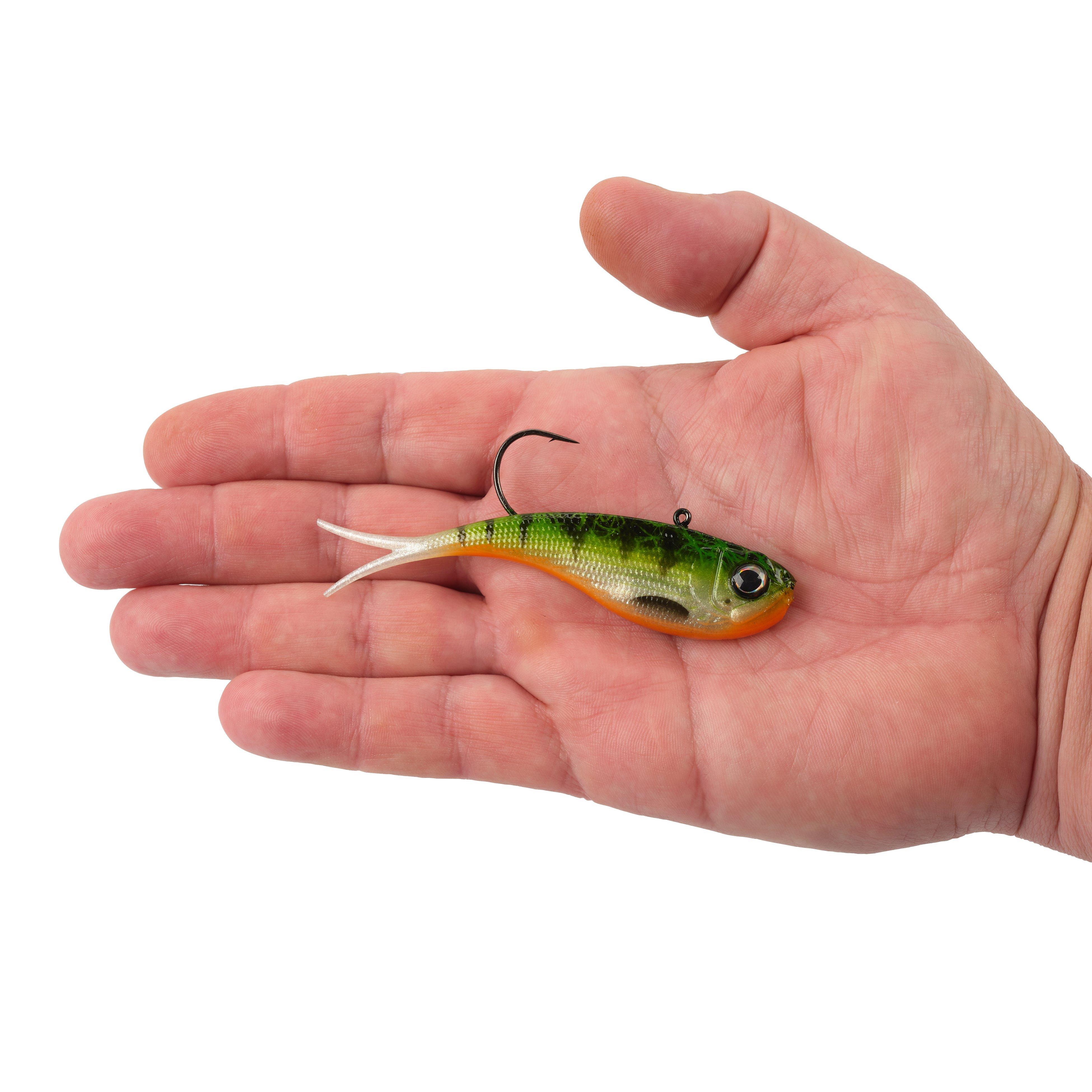 Berkley PowerBait® Power® Vibe, 3.75 in, Fire Perch