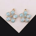 thumbnail image 4 of 10Pcs/Set Enamel Alloy Flower  Charms Pendant Jewelry Findings DIY Craft Making, 4 of 5