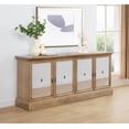 thumbnail image 6 of Brockway 4-door Dining Sideboard Buffet Cabinet Barley Brown, 6 of 12
