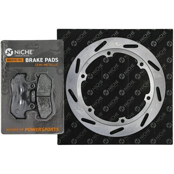 Niche Rear Left Brake Rotor Pad Kit for Honda Goldwing 1500 Motorcycle MK1006901