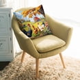 thumbnail image 2 of Throw Pillow Covers 16x16 Inch, Vintage Rooster Decorative Pillow Cases for Couch Sofa Bed, Farmhouse Animals Spring Floral Cotton Linen Square Home Decor Pillowcases with Hidden Zipper, 2 of 7
