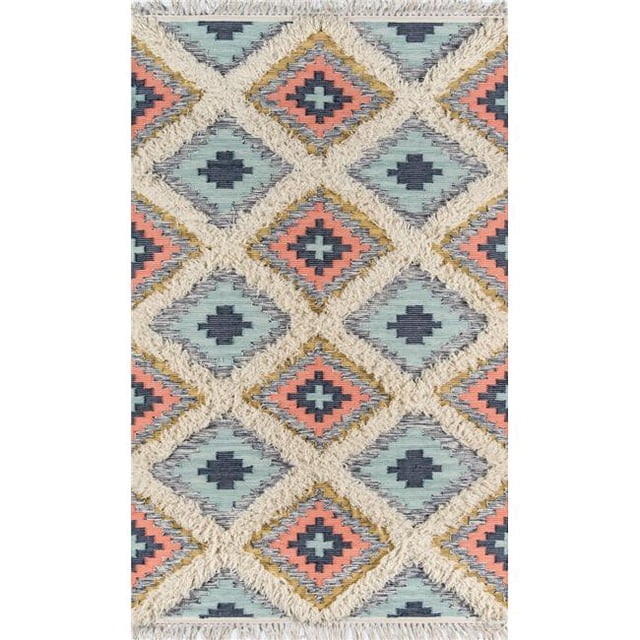 Novogratz INDIOIND-2MTI7696 7 ft. 6 in. x 9 ft. 6 in. Indio-2 Hand Loomed Rectangle Area Rug - Multi Color