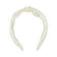 thumbnail image 4 of Unique Bargains 1 Pc Faux Pearls Tie Headbands for Women Beige, 4 of 6