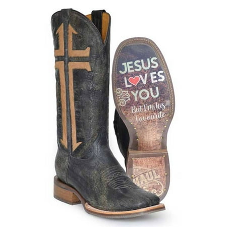 

Women s Tin Haul Salvation Boots Jesus Favorite Sole Handcrafted Brown