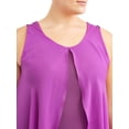thumbnail image 4 of Women's Plus Size Sleeveless Chiffon Flyaway Dress, 4 of 4