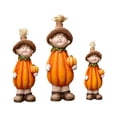 thumbnail image 3 of 3x Harvest Decorations for Home, Thanksgiving Pumpkin Statue, Autumn Decor, Fall, 3 of 9