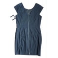 thumbnail image 2 of $160 ANDREW MARC New York BACK Zip BLACK Dress ( 10 ), 2 of 2
