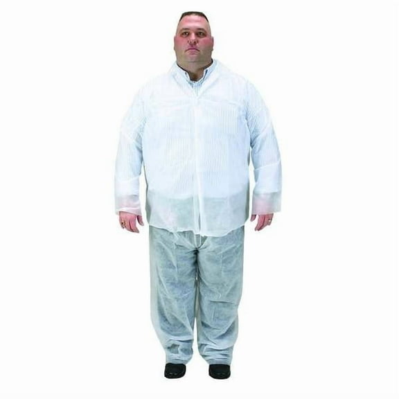 Condor Disposable Shirt,L,Snap,PK25 2KTP8