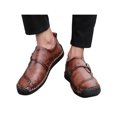thumbnail image 3 of UKAP Mens Breathable Low Top Flats Wedding Vintage Round Toe Dark Brown 7.5, 3 of 9