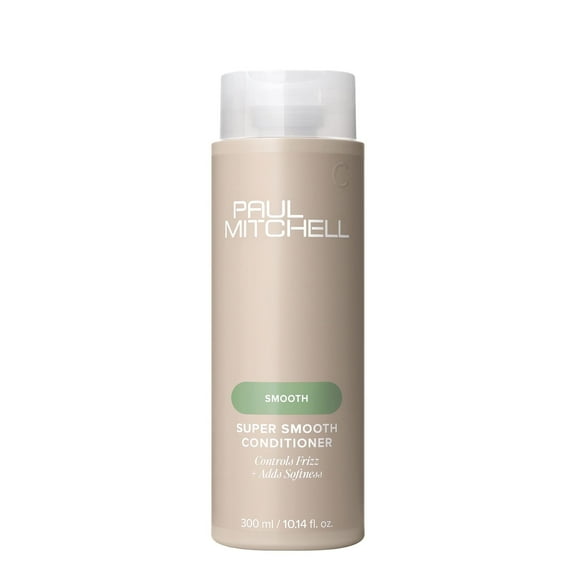 Paul Mitchell Super Smooth Conditioner, Controls Frizz, Adds Softness, For Frizzy Hair, 10.14 fl oz.