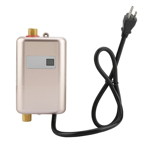Calentador de Agua, Mini Calentador de Agua Eléctrico Sin Tanque de 3000 W, Lavado de Cocina