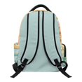 thumbnail image 2 of Xixirimido Kids Backpacks for Boys Girls, 17 Inch Large Capacity Backpack Toddler Elementary Schoolbag for Teens Students Lightweight Durable Bookbag, Green Orange Marble, 2 of 8