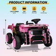 thumbnail image 4 of CazToi 24V Ride On Dump Truck with Dump Bed with Remote Control Ideal Gift for Kids 3+, 4 of 8