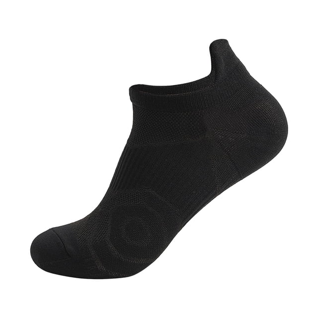 ZJXFGS Chaussettes Basses pour Hommes et Femmes Chaussettes Invisibles pour Femmes Hommes Chaussettes de Randonnée Hommes Chaussettes de Course Hommes Chaussettes à la Cheville Séchage Rapide Chaussettes Bateau pour Hommes Noir Taille Unique