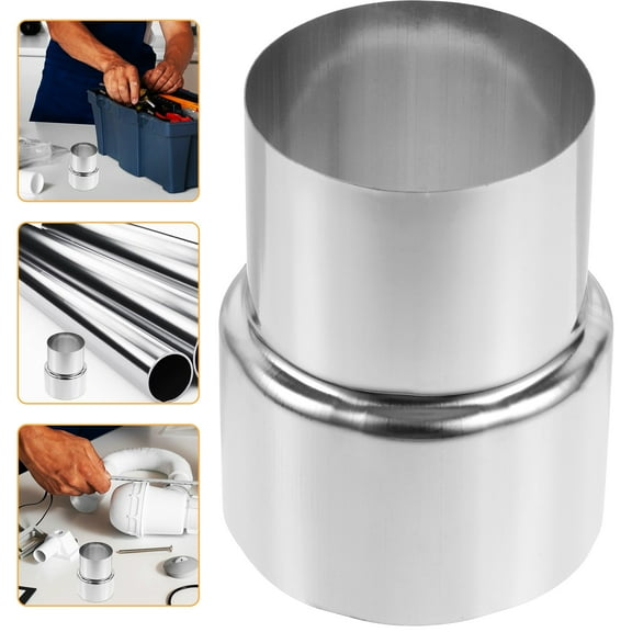 Exhaust Pipe Accessories Pipe Reducer Reducer Water Heater Gas Heater Pipe Connector Stainless Steel 7.50X6.00X6.00CM