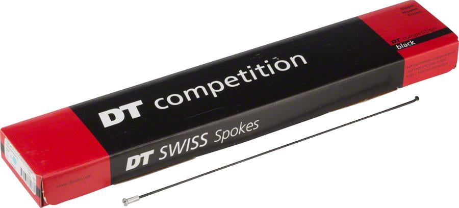 Butted *Any Qty & Length* DT SWISS COMPETITION RACE Spokes Black 2.0/1.6mm Dbl