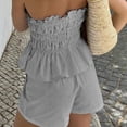 thumbnail image 5 of MAIHAN Outfits for Women Spring Outfits for Women 2026 Shirt and Short Outfit Trendy 2 Piece Summer Shorts Set for Casual and Summer Wear, 5 of 7