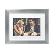 Kate & Milo 'We Decided On Forever' Keepsake Photo Frame, Cherish Your Wedding Memories, Silver