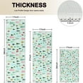 thumbnail image 4 of Light Blue Christmas Tree Pattern Kitchen Rugs Sets Of 3,Kitchen Runner Rugs Non Skid Washable,Decorative Kitchen Floor Mats for Kitchen,Sink,Laundry,17"x30"+ 17"x47" + 17"x59", 4 of 6