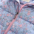 thumbnail image 7 of Generic Little Girls Winter Coat Jacket Hooded Kids Toddler Flower Print Outwear Warm Cotton Puffer Hooded Jacket, 7 of 7