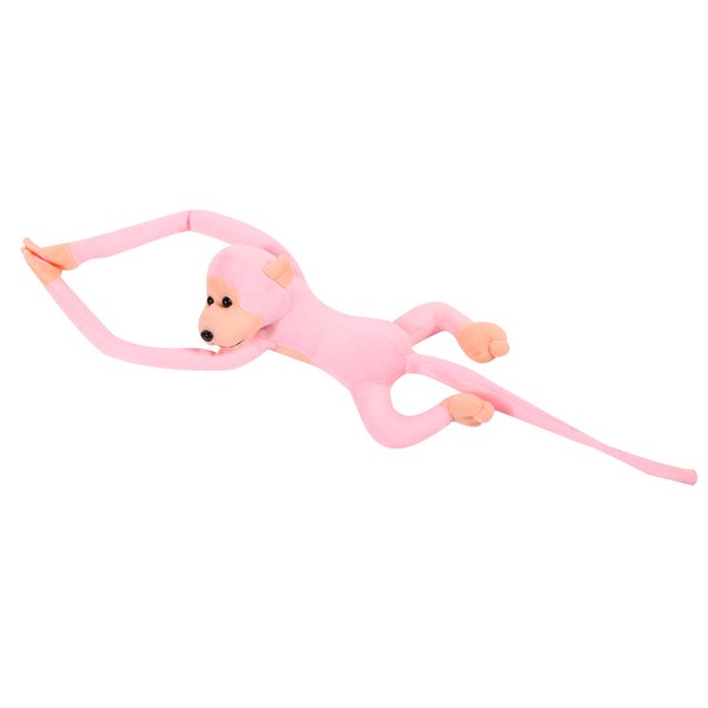 60cm mono colgante brazo largo peluche bebé juguetes muñeca niños regalo rosa