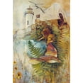 thumbnail image 2 of Lund, Denton 18x24 Gold Ornate Wood Framed with Double Matting Museum Art Print Titled - The Pond, 2 of 4