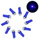 thumbnail image 2 of 10 Piezas Coche 12V T5 5050 1SMD Indicador Panel de Instrumentos Luz Del Tablero Azul Macarena Indicador luminoso del panel de instrumentos, 2 of 8