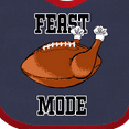 thumbnail image 4 of Inktastic Thanksgiving Feast Mode Turkey Football Boys or Girls Baby Bib, 4 of 4
