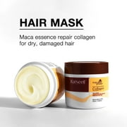 Karseell Collagen Hair Treatment 3-Piece Set - Repair Mask, Shampoo & Conditioner for Dry Damaged & All Hair - Travel Size 3.38floz +2.4floz+2.4floz