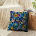 thumbnail image 4 of LALILO Throw Pillow Covers Cartoon Doodles Water Life Theme Cushion Cover 18" x 18", 120 Pack, 4 of 6