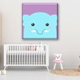 thumbnail image 2 of Cuadro Canvas Pixtreats Elefante Pequeño 80X80 cm, 2 of 4