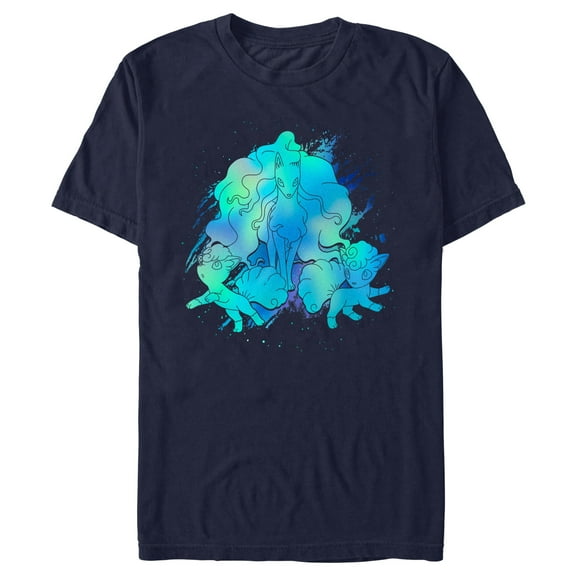 Men's Pokemon Alolan Ninetales Evolution Graphic T-Shirt