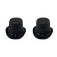 thumbnail image 1 of Jumpingount Sombrero de copa, accesorio de Cosplay, suministros para fiestas de adultos, tela no tejida resistente al desgaste, disfraz de Negro/Adulto/Alto 2piezas, 1 of 6