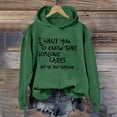 thumbnail image 2 of TRUBKH hoodies for women Fleece Sweatshirts womens long sleeve tops hoodie women graphic hoodie Green L, 2 of 3
