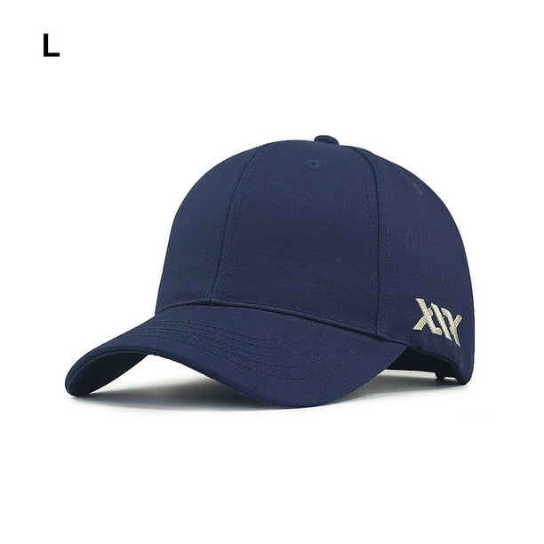 Adjustable Women Men Baseball Hat Hiking Camping Adults Cotton Baseball Hat  Cap Casual Style Headwear Headgear Head Accessories Blue L 